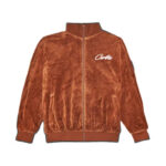 Corteiz All starz VVS Velour Jacket Brown