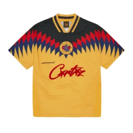 Corteiz Club RTW Football T-Shirt Yellow