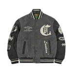 US VS DEM VARSITY JACKET [GREY]