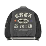 US VS DEM VARSITY JACKET [GREY]