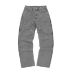 CORTEIZ EMBOSSED C-STAR DENIM WORK PANT [GREY]